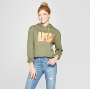 MTV Green Hoodie Size XL